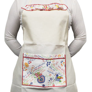 100% Cotton Namorados with Ruffles Apron