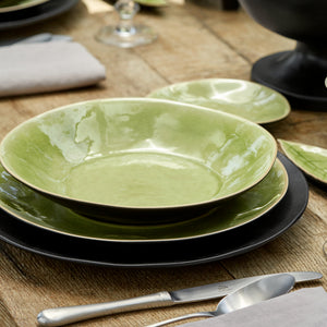 Costa Nova Riviera 11" Vert Frais Dinner Plate Set