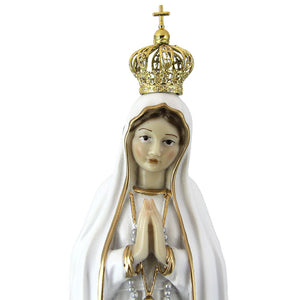 15" Pilgrim Our Lady Of Fatima Statue Made in Portugal #660