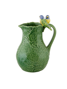 Bordallo Pinheiro Cinerária Pitcher with Birds