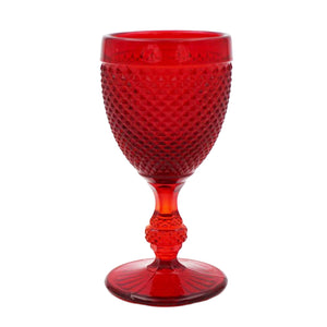 Vista Alegre Bicos Red White Wine Goblets, Set of 4