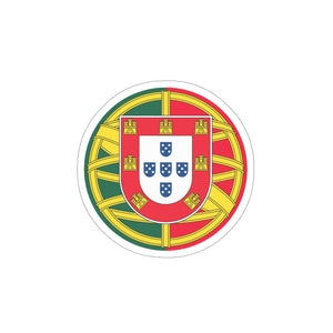 Round Portuguese Armillary Sphere Vinyl Die Cut Sticker