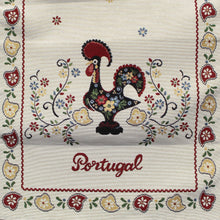 Load image into Gallery viewer, 55&quot; Traditional Portuguese Rooster Beige Table Runner
