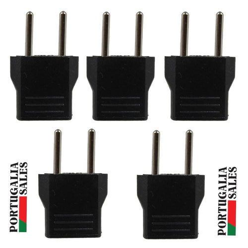 5 X USA US to EU Europe Type C Travel Power Adapter Converter Wall Plug