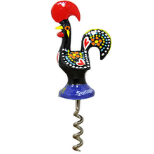 Load image into Gallery viewer, Traditional Portuguese Aluminum Rooster Figurine Corkscrew Wine Bottle Opener
