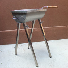 Load image into Gallery viewer, Handmade in Portugal BBQ Charcoal Grill Aisi 304 Stainless Steel
