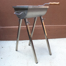 Load image into Gallery viewer, Handmade in Portugal BBQ Charcoal Grill Aisi 304 Stainless Steel
