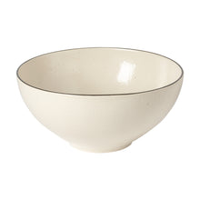 Load image into Gallery viewer, Costa Nova Augusta 11&quot; Natural-Black Serving Bowl
