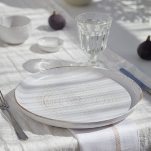 Casafina Vermont 11" Cream Dinner Plate Set