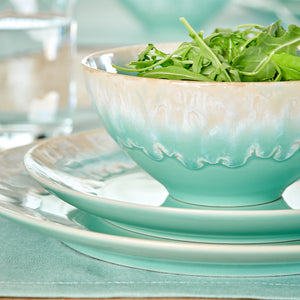 Casafina Taormina Aqua 5 Piece Place Setting