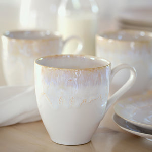 Casafina Taormina 14 oz. White Mug Set