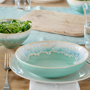 Casafina Taormina 9" Aqua Soup/Pasta Bowl Set