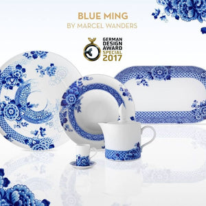 Vista Alegre Blue Ming Tea Cups and Saucers, Set of 4