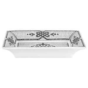 Vista Alegre Portuguese Cobblestone Rectangular Tray