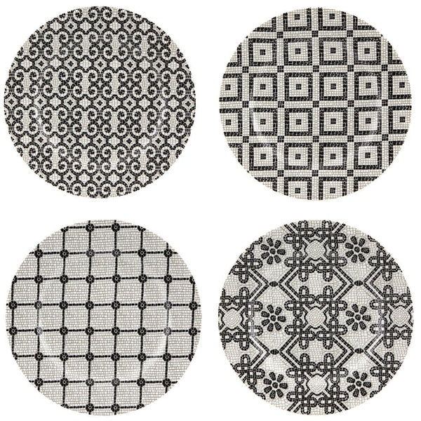 Vista Alegre Portuguese Cobblestone Dessert Plates, Set of 4